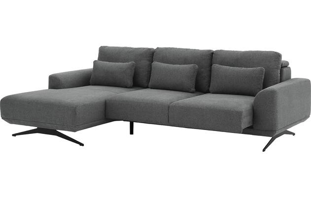 Goossens excellent loungebank princess grijs stof - 8231526-04