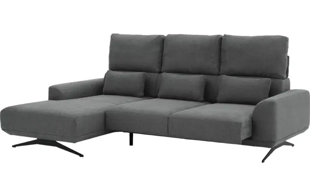Goossens excellent loungebank princess grijs stof - 8231526-06