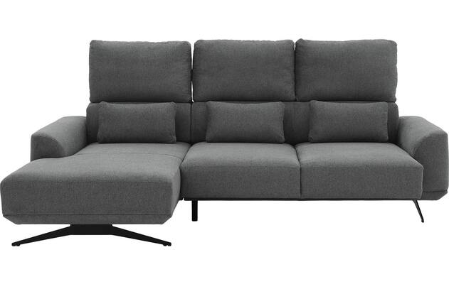 Goossens excellent loungebank princess grijs stof - 8231526-07