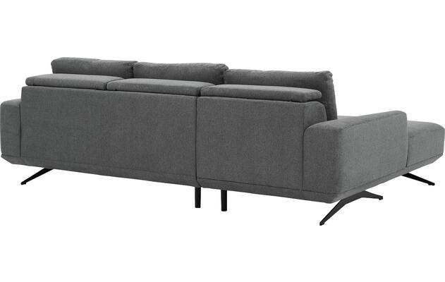 Goossens excellent loungebank princess grijs stof - 8231526-10