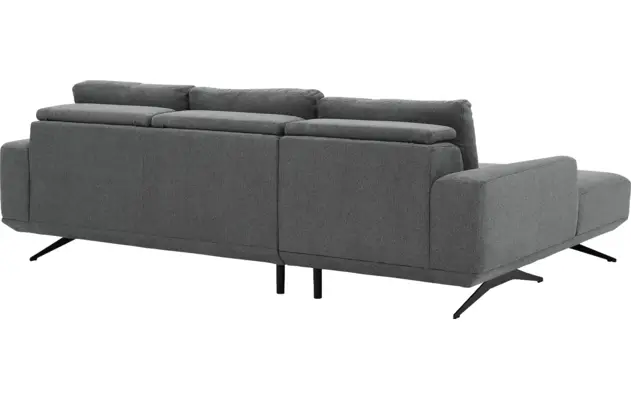 Goossens excellent loungebank princess grijs stof - 8231526-10