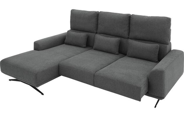 Goossens excellent loungebank princess grijs stof - 8231526-12