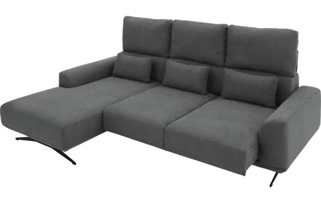 Goossens excellent loungebank princess grijs stof - 8231526-12