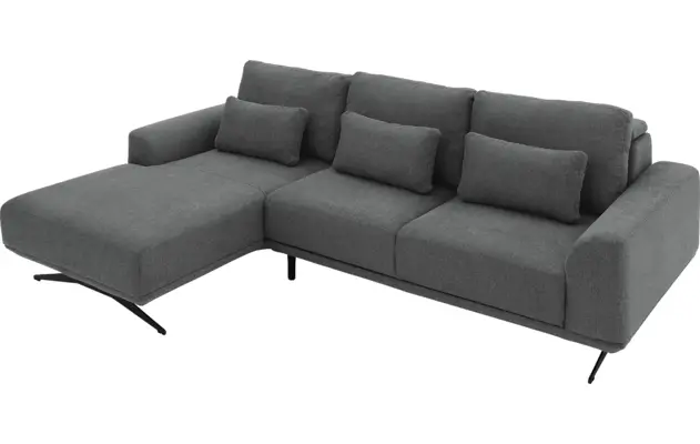 Goossens excellent loungebank princess grijs stof - 8231526-13