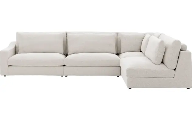 Goossens hoekbank odette beige stof - 8231529-goossens-odette-bank-stof-wit-02