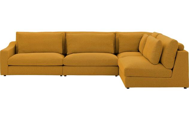 Goossens hoekbank odette geel stof - 8231533-goossens-odette-bank-stof-geel-02