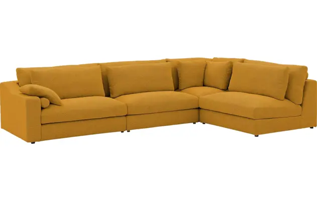 Goossens hoekbank odette geel stof - 8231533-goossens-odette-bank-stof-geel-03