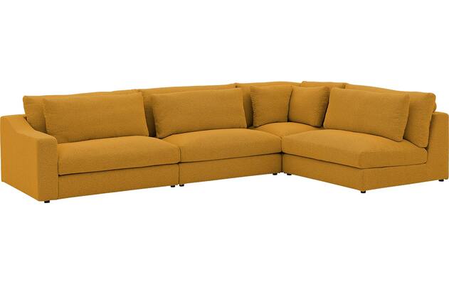 Goossens hoekbank odette geel stof - 8231533-goossens-odette-bank-stof-geel-04