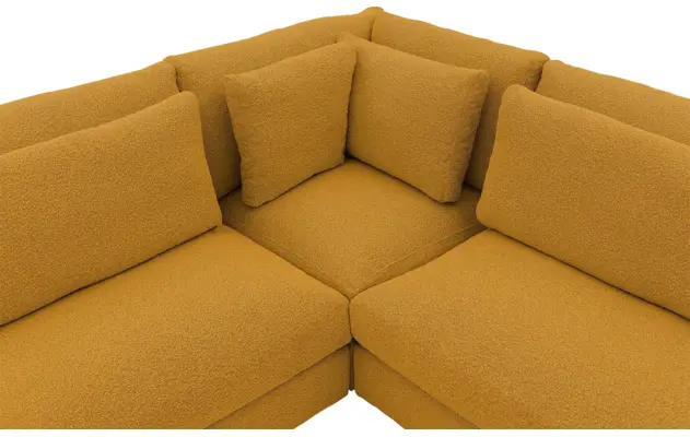 Goossens hoekbank odette geel stof - 8231533-goossens-odette-bank-stof-geel-08