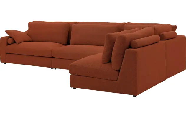 Goossens hoekbank odette rood stof - 8231534-goossens-odette-bank-stof-rood-05