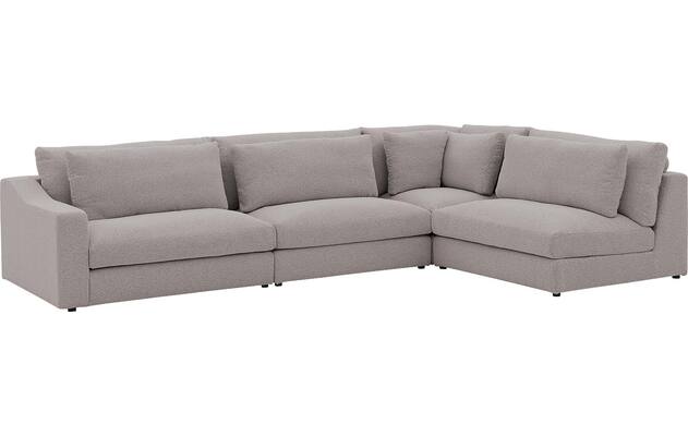 Goossens hoekbank odette grijs stof - 8231537-goossens-odette-bank-stof-grijs-04