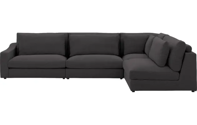 Goossens hoekbank odette grijs stof - 8231538-goossens-odette-bank-stof-grijs-02