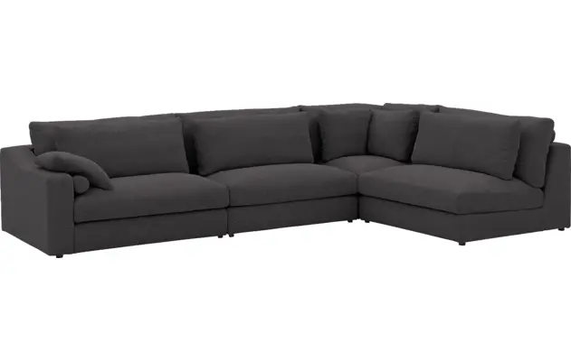 Goossens hoekbank odette grijs stof - 8231538-goossens-odette-bank-stof-grijs-03