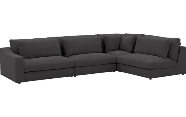 Goossens hoekbank odette grijs stof - 8231538-goossens-odette-bank-stof-grijs-04