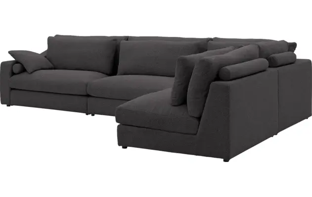 Goossens hoekbank odette grijs stof - 8231538-goossens-odette-bank-stof-grijs-05