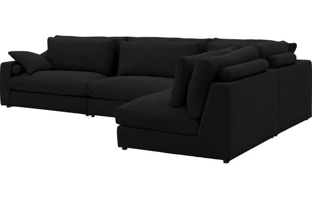 Goossens hoekbank odette zwart stof - 8231539-goossens-odette-bank-stof-zwart-05