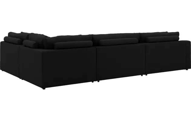 Goossens hoekbank odette zwart stof - 8231539-goossens-odette-bank-stof-zwart-06