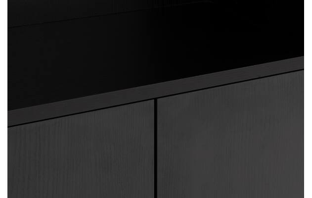 Goossens basic tv meubel madrid zwart melamine - 8231540-10