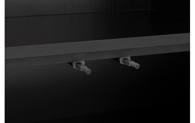Goossens basic tv meubel madrid zwart melamine - 8231540-11