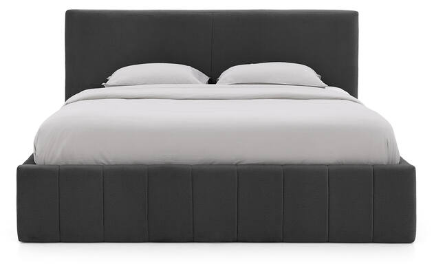 Goossens bedframe carte grijs stof - 8231660-goossens-carte-bedframe-microvezel-02