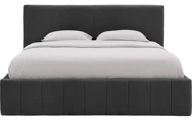 Goossens bedframe carte grijs stof - 8231660-goossens-carte-bedframe-microvezel-02