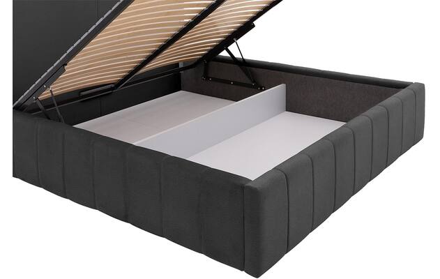 Goossens bedframe carte grijs stof - 8231660-goossens-carte-bedframe-microvezel-08