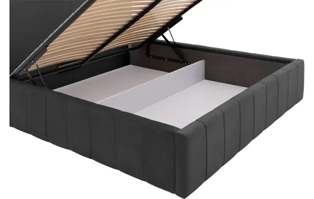 Goossens bedframe carte grijs stof - 8231660-goossens-carte-bedframe-microvezel-08