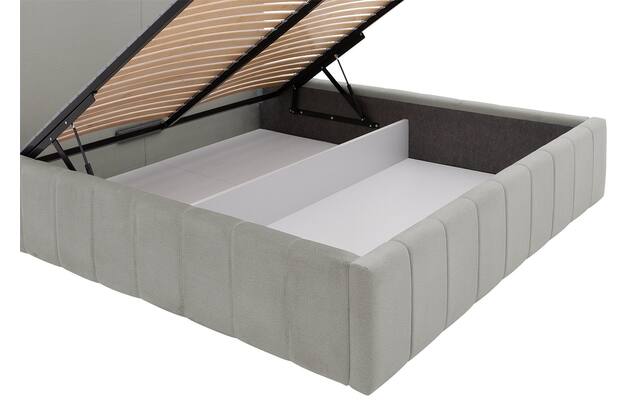 Goossens bedframe carte grijs stof - 8231661-goossens-carte-bedframe-microvezel-08