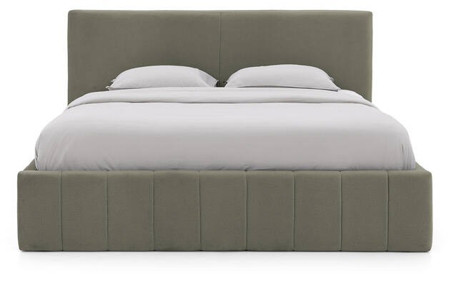 Goossens bedframe carte groen stof - 8231662-goossens-carte-bedframe-microvezel-02
