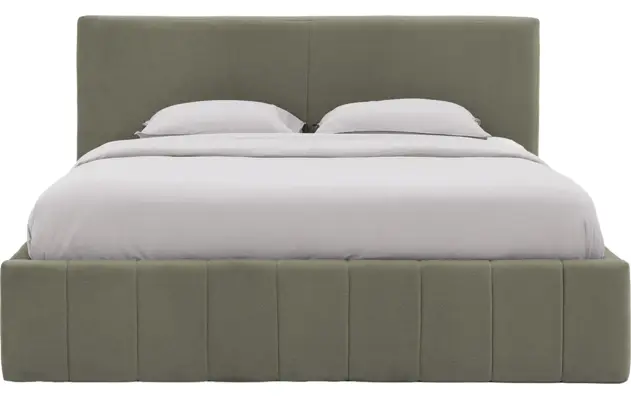 Goossens bedframe carte groen stof - 8231662-goossens-carte-bedframe-microvezel-02