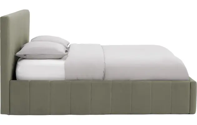 Goossens bedframe carte groen stof - 8231662-goossens-carte-bedframe-microvezel-03