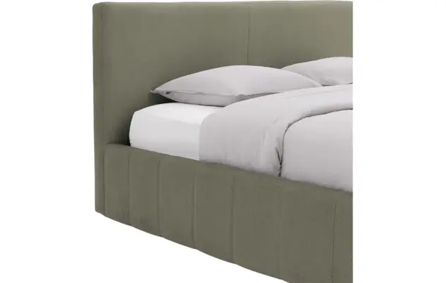 Goossens bedframe carte groen stof - 8231662-goossens-carte-bedframe-microvezel-04