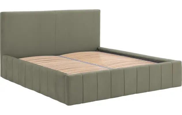 Goossens bedframe carte groen stof - 8231662-goossens-carte-bedframe-microvezel-07