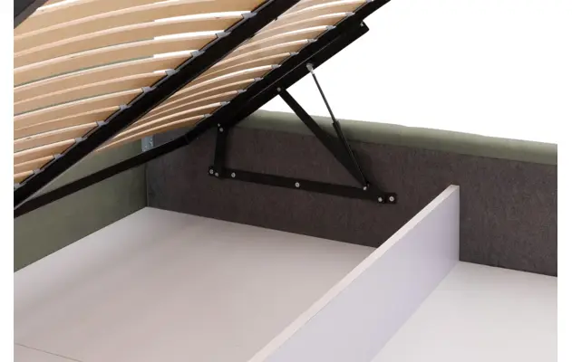 Goossens bedframe carte groen stof - 8231662-goossens-carte-bedframe-microvezel-09