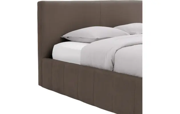 Goossens bedframe carte bruin stof - 8231663-goossens-carte-bedframe-microvezel-04