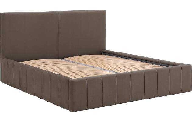 Goossens bedframe carte bruin stof - 8231663-goossens-carte-bedframe-microvezel-07