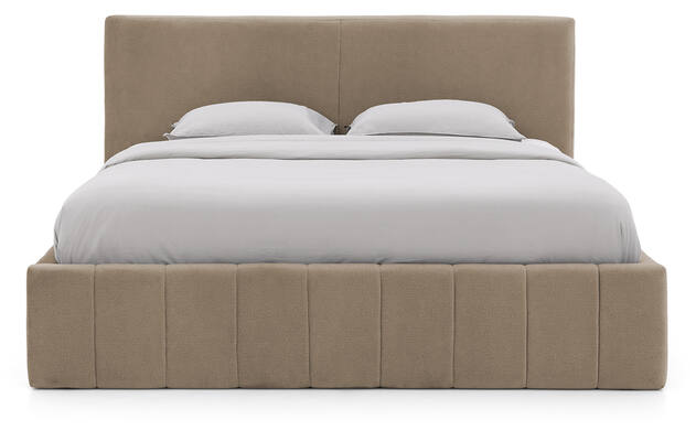 Goossens bedframe carte beige stof - 8231664-goossens-carte-bedframe-microvezel-02