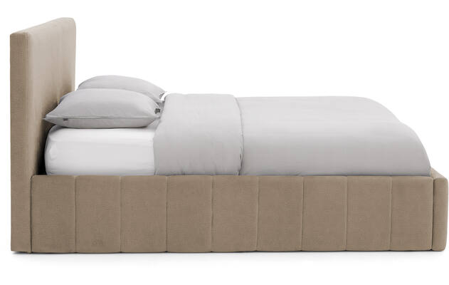 Goossens bedframe carte beige stof - 8231664-goossens-carte-bedframe-microvezel-03