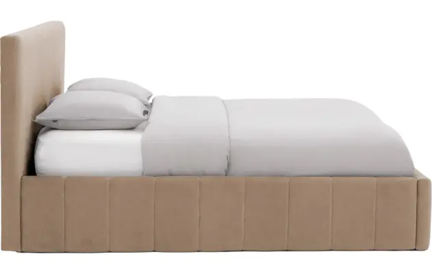 Goossens bedframe carte beige stof - 8231664-goossens-carte-bedframe-microvezel-03