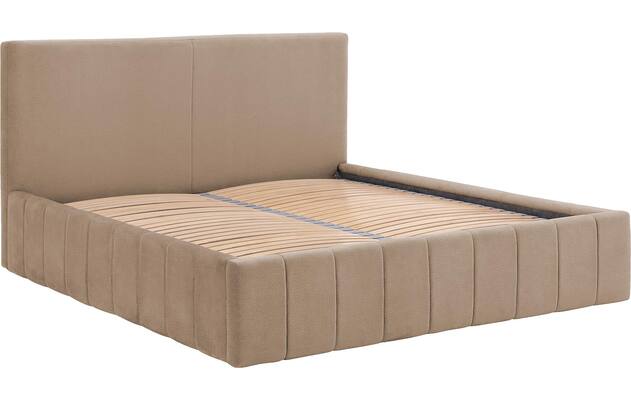 Goossens bedframe carte beige stof - 8231664-goossens-carte-bedframe-microvezel-07