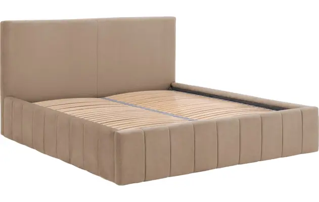 Goossens bedframe carte beige stof - 8231664-goossens-carte-bedframe-microvezel-07