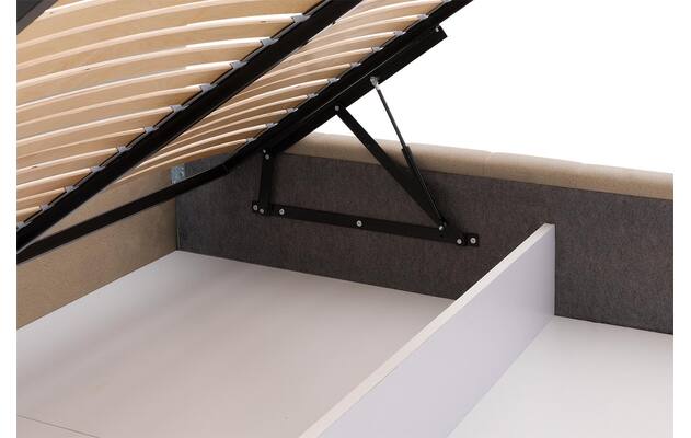 Goossens bedframe carte beige stof - 8231664-goossens-carte-bedframe-microvezel-09