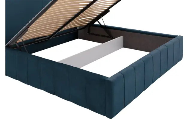 Goossens bedframe carte blauw stof - 8231666-goossens-carte-bedframe-microvezel-08