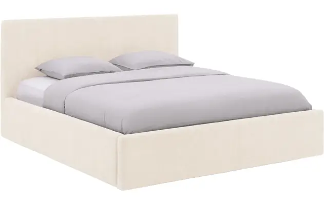 Goossens bedframe mysen storage bruin stof - 8231668-goossens-mysen-bedframe-stof-01