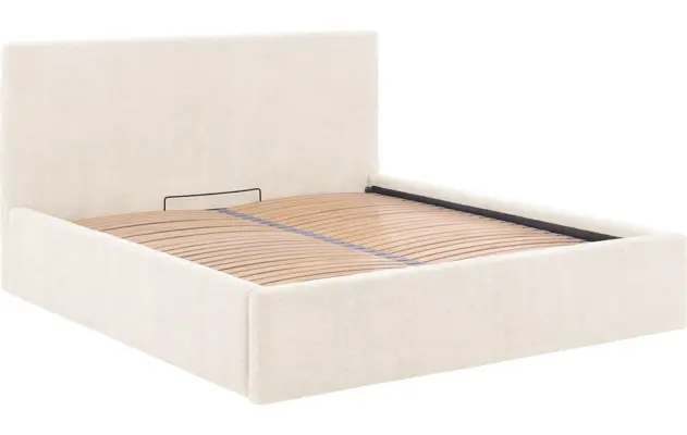 Goossens bedframe mysen storage bruin stof - 8231668-goossens-mysen-bedframe-stof-08