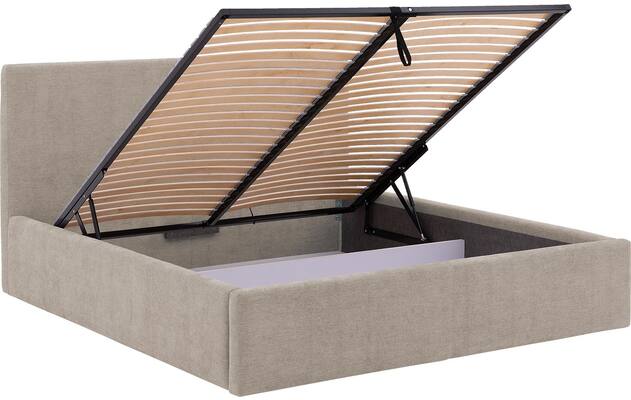 Goossens bedframe mysen storage bruin stof - 8231669-goossens-mysen-bedframe-stof-07