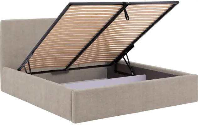 Goossens bedframe mysen storage bruin stof - 8231669-goossens-mysen-bedframe-stof-07