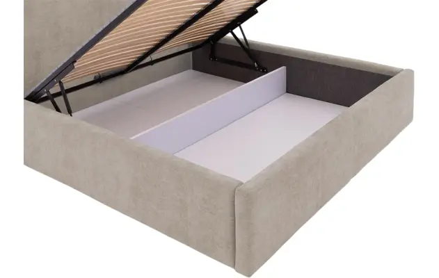 Goossens bedframe mysen storage bruin stof - 8231669-goossens-mysen-bedframe-stof-09