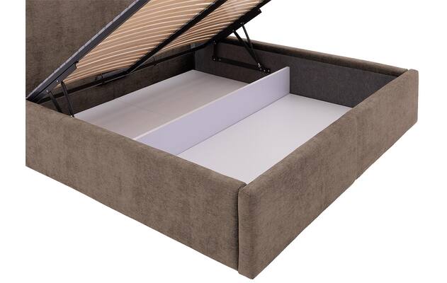 Goossens bedframe mysen storage bruin stof - 8231670-goossens-mysen-bedframe-stof-09