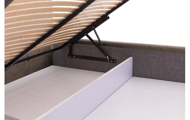 Goossens bedframe mysen storage bruin stof - 8231670-goossens-mysen-bedframe-stof-10